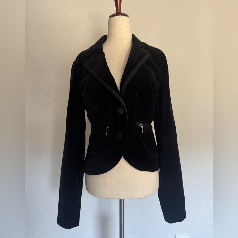 Y2K DKNY Velvet Blazer
